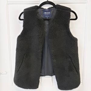 MADEWELL | black fleece vest